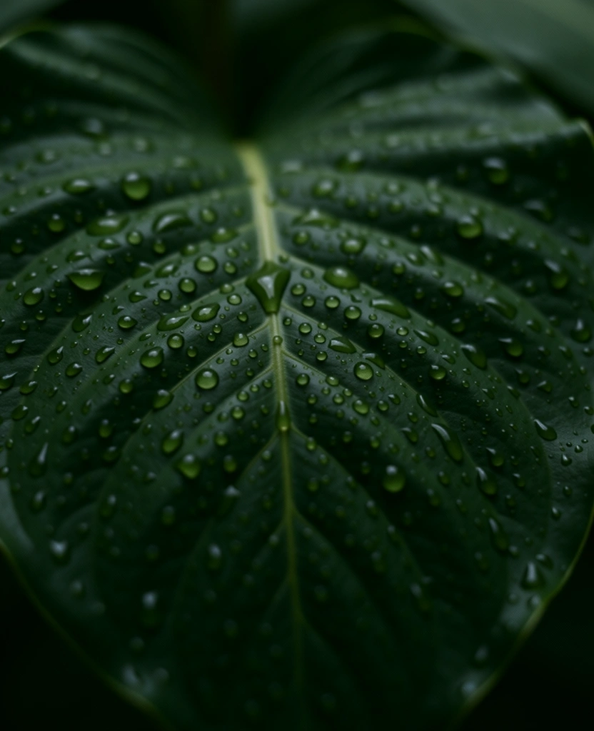 Organic botanical textures representing natural wellness